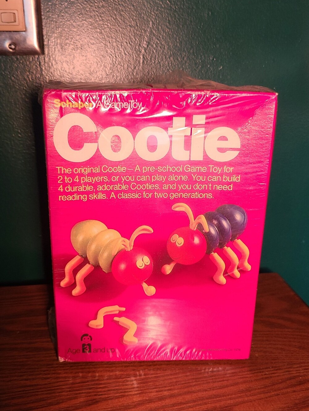 New Vintage 1976 Schaper Cootie Game Toy 200 NIB Factory Sealed RARE HTF